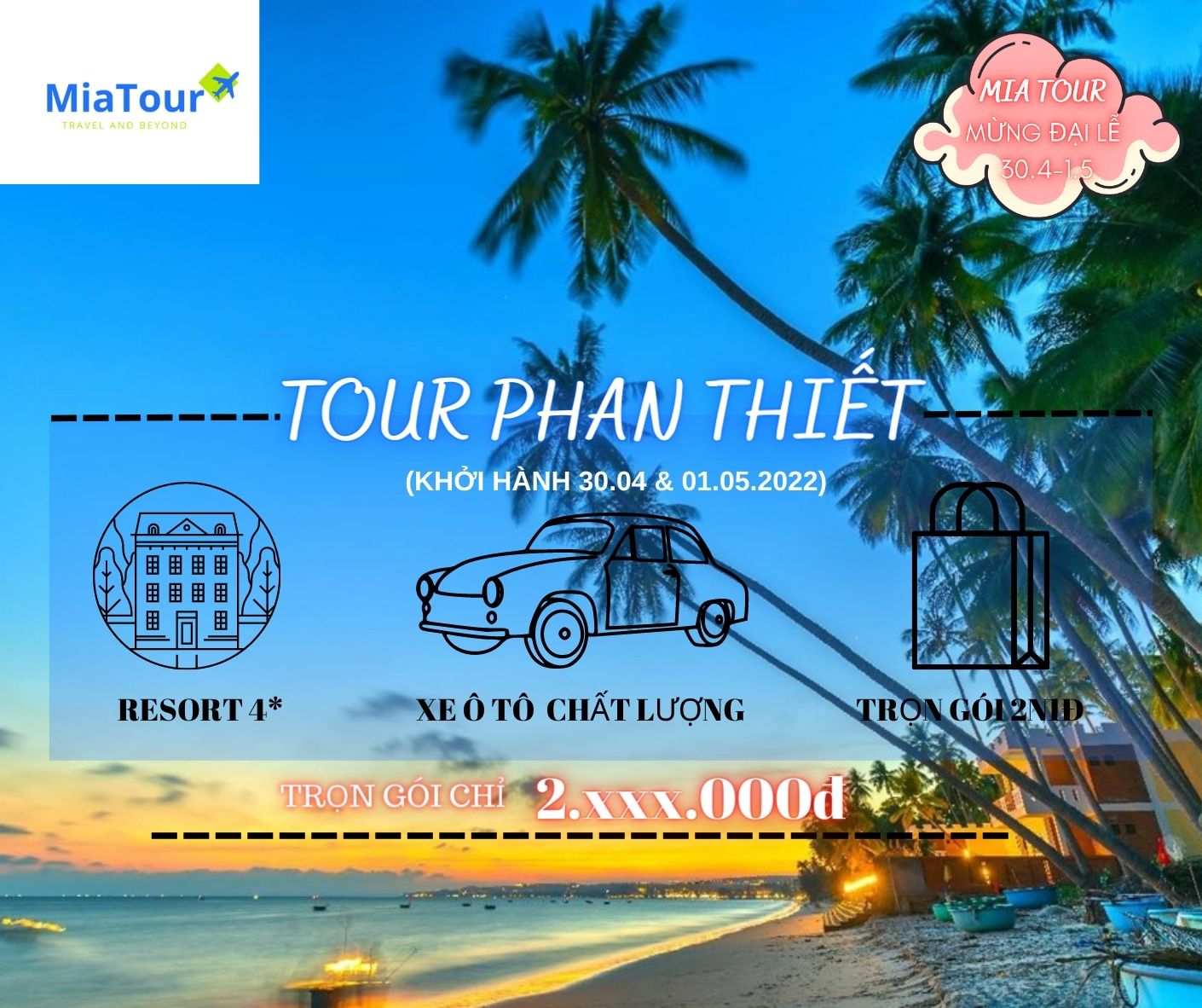 Phan Thiết 2n1Đ Miatour Vn