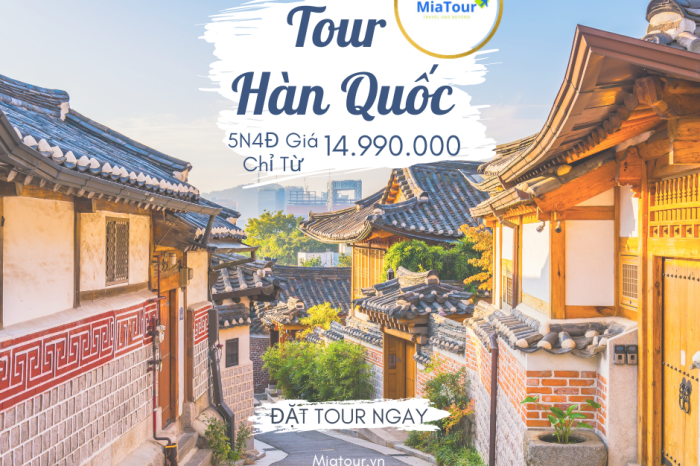 Tour Du Lịch Hàn Quốc 5N4Đ Mùa Đông